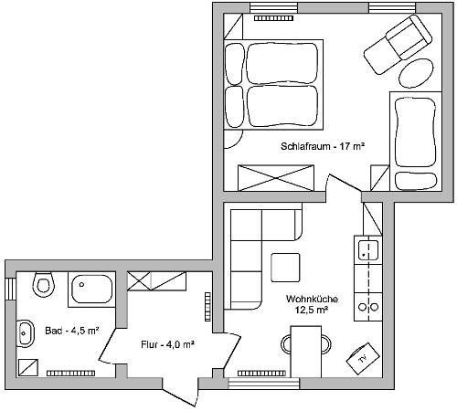 Grundriss Wohnung Wasserfloh