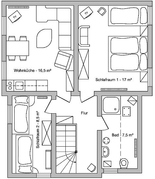 Grundriss Wohnung Wasserläufer