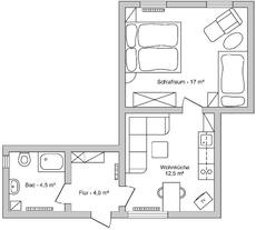 Wohnung Wasserfloh Grundriss